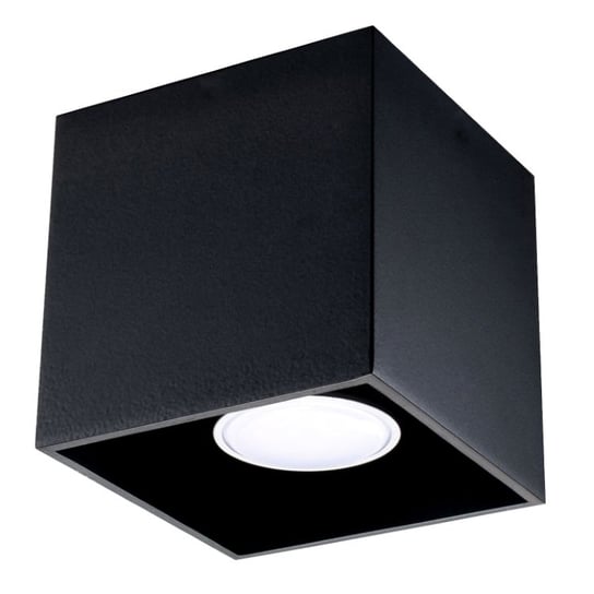 Plafon QUAD 1 czarny nowoczesny kwadrat świeci w dół SL.0022 Sollux Lighting Sollux Lighting