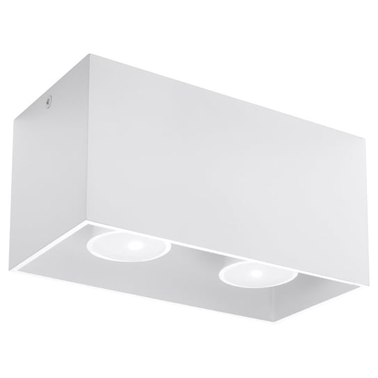 Plafon QUAD MAXI biały nowoczesny prostokąt świeci w dół SL.0380 Sollux Lighting Sollux Lighting
