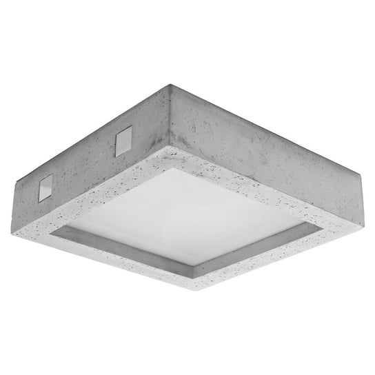 Plafon RIZA beton industrialny kwadrat świeci w dół SL.0995 Sollux Lighting Sollux Lighting