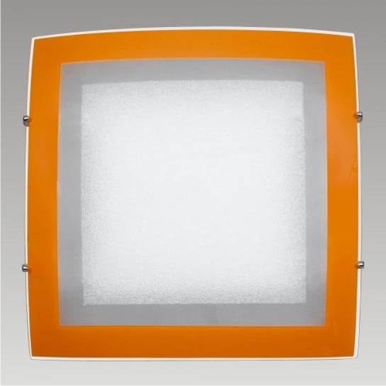 Plafon ścienny PREZENT, Arcada, pomarańczowo-biały, E27, 2x60W Prezent