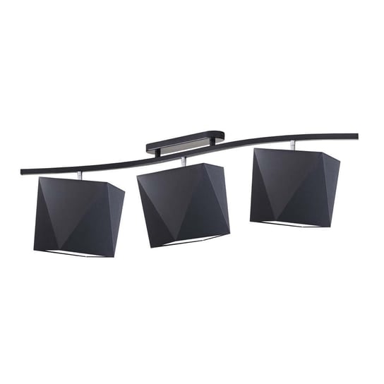 Plafon sufitowy LYSNE Fargo, 3x60 W, E27, grafitowy/czarny, 27x97 cm LYSNE