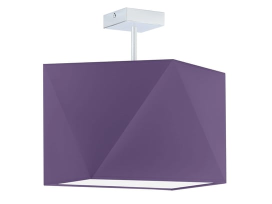 Plafon sufitowy LYSNE Tacoma, 60 W, E27, fioletowy/stalowy, 34x45 cm LYSNE