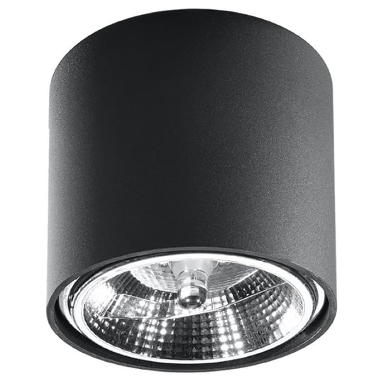 Plafon TIUBE czarny nowoczesny cylindryczny świeci w dół SL.0697 Sollux Lighting Sollux Lighting