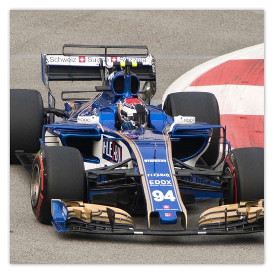 Plakat 100x100 F1 Formuła jeden Bolid ZeSmakiem