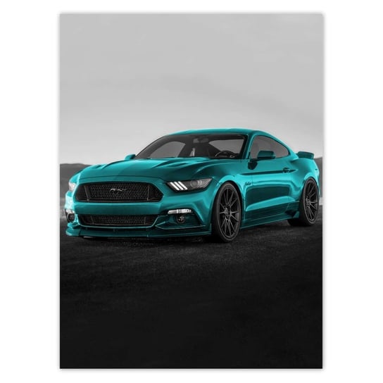 Plakat 100x135 Ford Mustang Samochód USA ZeSmakiem