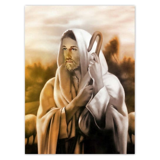 Plakat 100x135 Jezus Dobry Pasterz ZeSmakiem