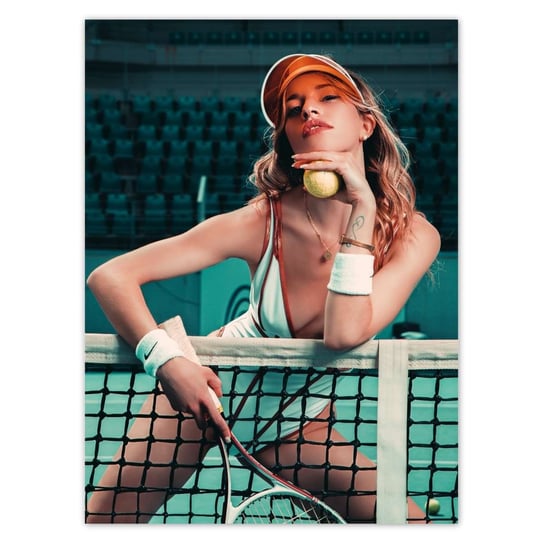 Plakat 100x135 Ona to lubi Tenis ziemny ZeSmakiem