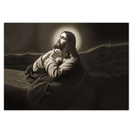 Plakat 100x70 Jezus modli się w Ogrójcu ZeSmakiem