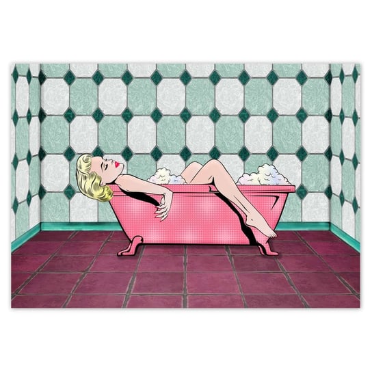 Plakat 100x70 Marylin Monroe w wannie ZeSmakiem