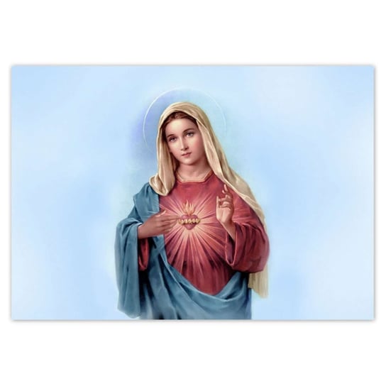 Plakat 100x70 Matka Boska Maryja Maria ZeSmakiem