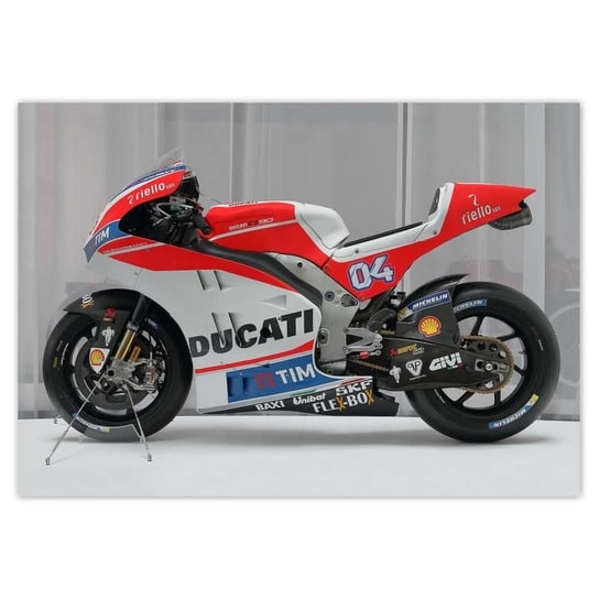 Plakat 100x70 Motocykl Ścigacz Ducati ZeSmakiem
