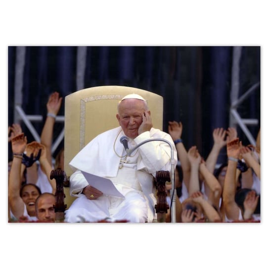 Plakat 100x70 Papież Polak Jan Paweł II ZeSmakiem