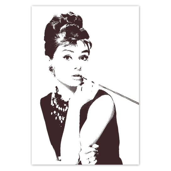 Plakat 105x155 Audrey Hepburn Cygaretka ZeSmakiem
