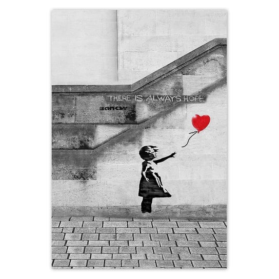 Plakat 105x155 Banksy Dziewczynka Hope ZeSmakiem