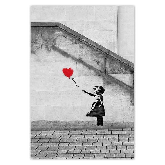 Plakat 105x155 Dziewczynka z balonikiem ZeSmakiem