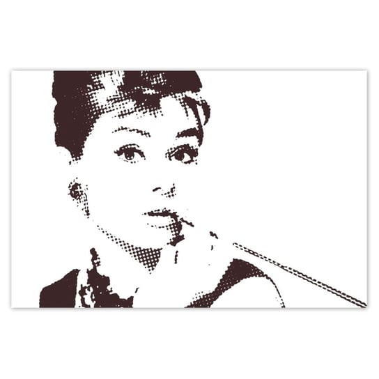 Plakat 120x80 Audrey Hepburn Cygaretka ZeSmakiem