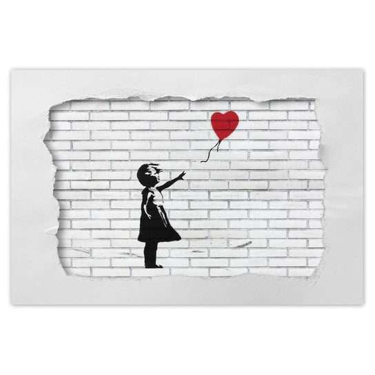 Plakat 120x80 Banksy Dziewczynka Balon ZeSmakiem