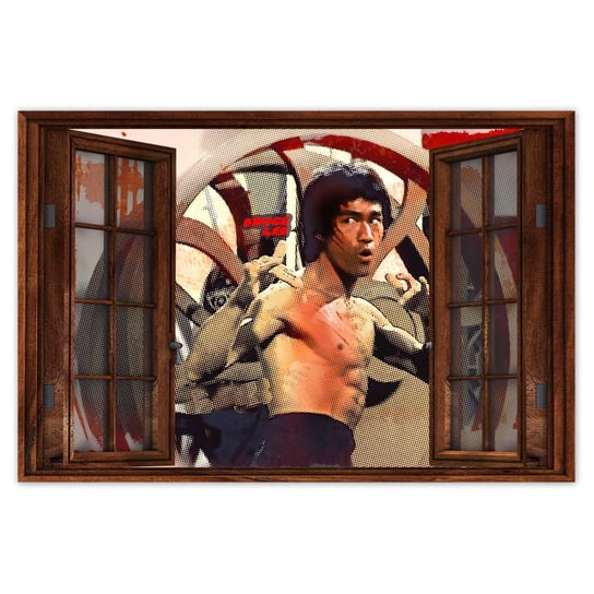 Plakat 120x80 Bruce Lee Kung Fu ZeSmakiem