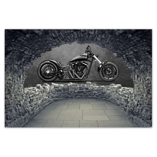 Plakat 120x80 Czopper Motor Motocykl ZeSmakiem