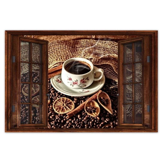 Plakat 120x80 Filiżanka kawy z wanilią ZeSmakiem