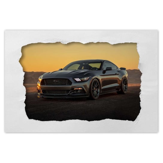 Plakat 120x80 Ford Mustang made in USA ZeSmakiem