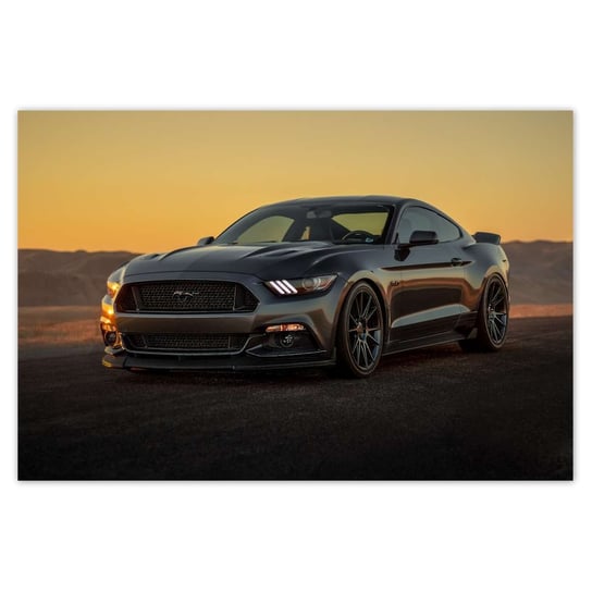 Plakat 120x80 Ford Mustang made in USA ZeSmakiem
