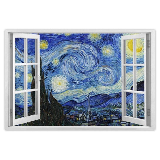 Plakat 120x80 Gwiaździsta noc Van Gogh ZeSmakiem