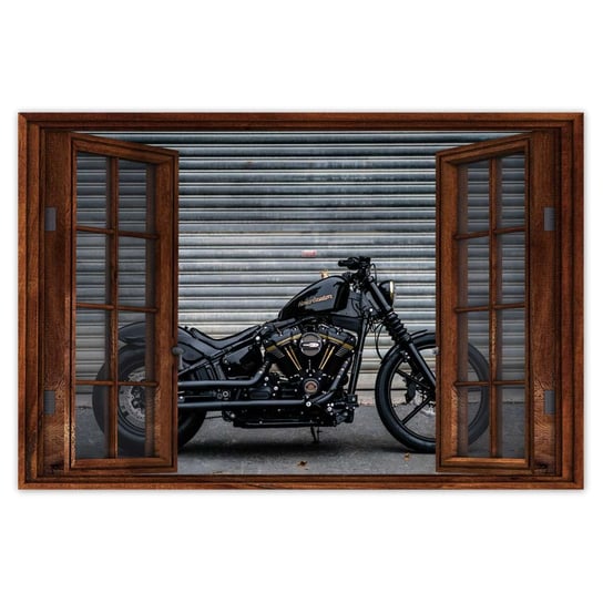 Plakat 120x80 Harley Davidson Motocykl ZeSmakiem