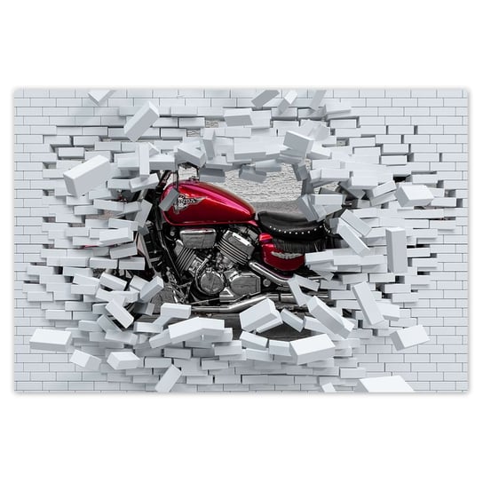 Plakat 120x80 Honda motocykl ZeSmakiem