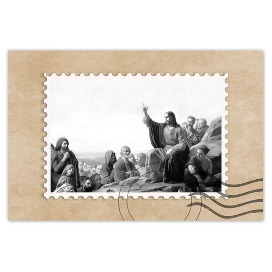 Plakat 120x80 Jezus Kazanie na górze ZeSmakiem