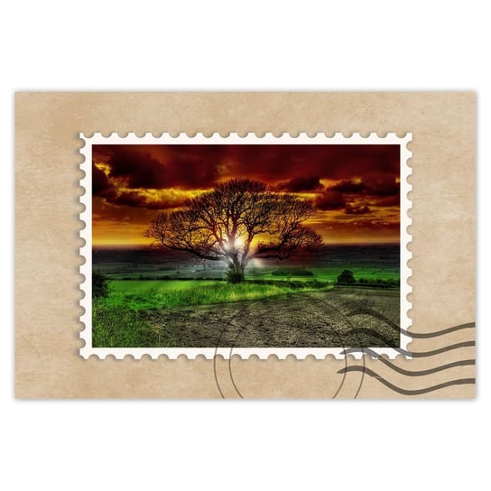 Plakat 120x80 Magiczne drzewo krajobraz ZeSmakiem
