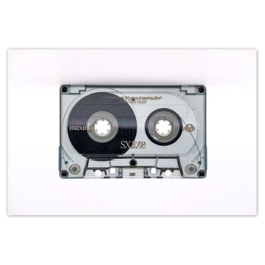 Plakat 120x80 Music Cassette Kaseta ZeSmakiem