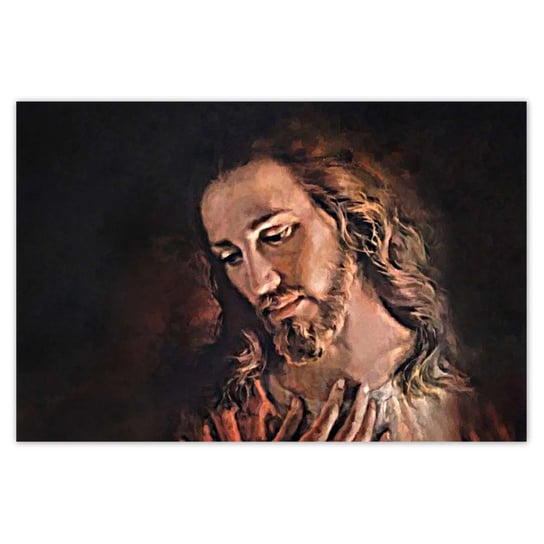 Plakat 120x80 Oblicze Jezusa Chrystusa ZeSmakiem