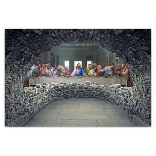 Plakat 120x80 Ostatnia Wieczerza Jezus ZeSmakiem