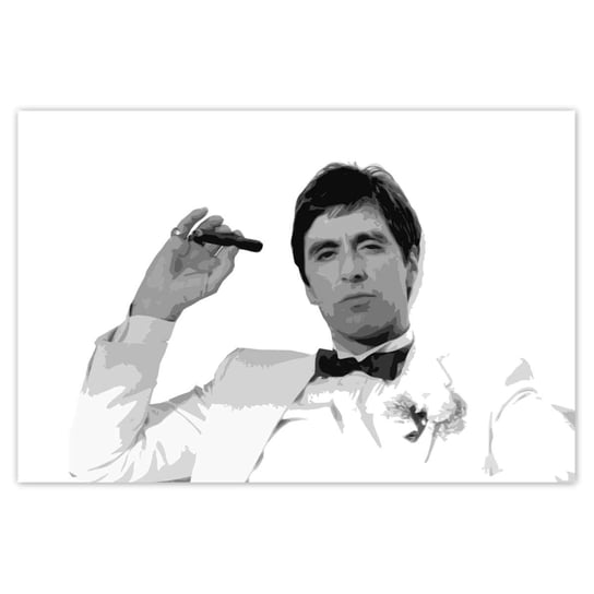 Plakat 120x80 Scarface Al Pacino ZeSmakiem