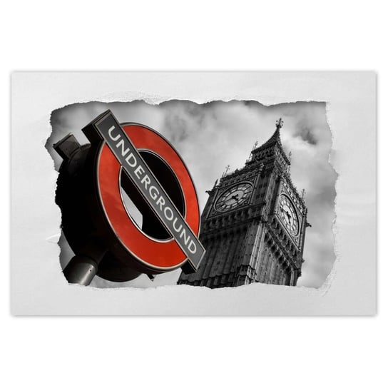 Plakat 120x80 Znak London Podziemie ZeSmakiem