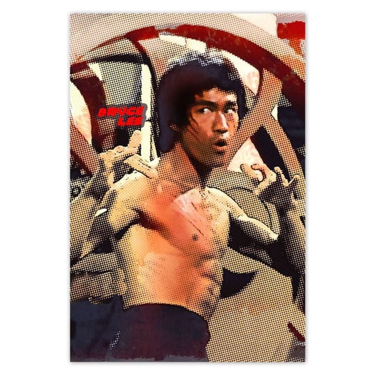Plakat 125x185 Bruce Lee Kung Fu ZeSmakiem