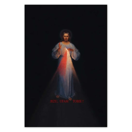 Plakat 125x185 Jezu Ufam Tobie ZeSmakiem