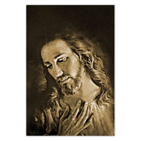 Plakat 125x185 Jezus Chrystus Sepia ZeSmakiem