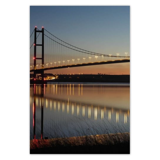 Plakat 125x185 Oświetlony most w nocy ZeSmakiem