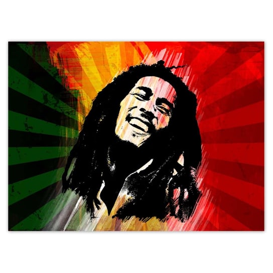 Plakat 135x100 Bob Marley Reggae ZeSmakiem