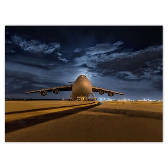 Plakat 135x100 Wielki samolot Lotnisko ZeSmakiem
