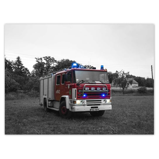 Plakat 135x100 Wóz strażacki ZeSmakiem