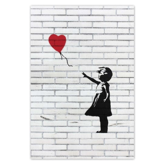 Plakat 135x200 Banksy Dziewczynka balon ZeSmakiem