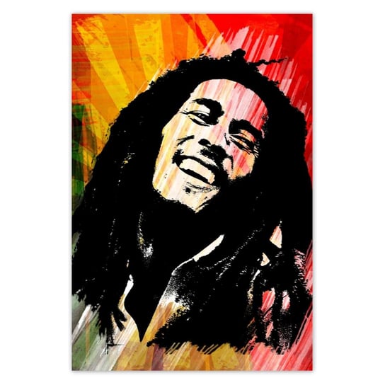 Plakat 135x200 Bob Marley Reggae ZeSmakiem