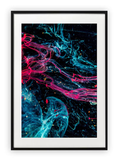 Plakat 13x18 cm Kolorowa abstracja WZORY Printonia