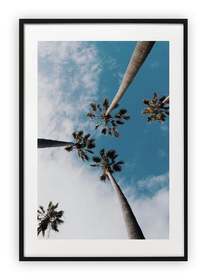 Plakat 13x18 cm Plaża palmy wakacje niebi WZORY Printonia