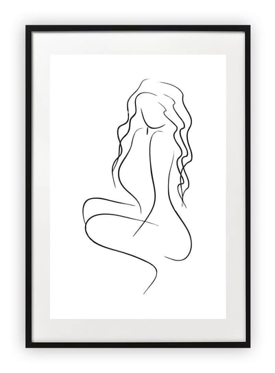 Plakat 13x18 cm Szkic Kobieta Natura WZORY Printonia