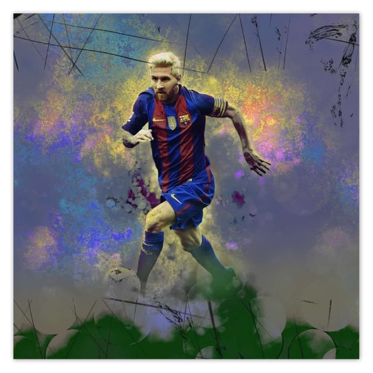 Plakat 140x140 Lionel Messi ZeSmakiem