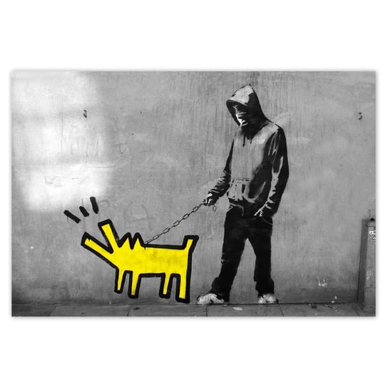 Plakat 155x105 Banksy Piesek ZeSmakiem